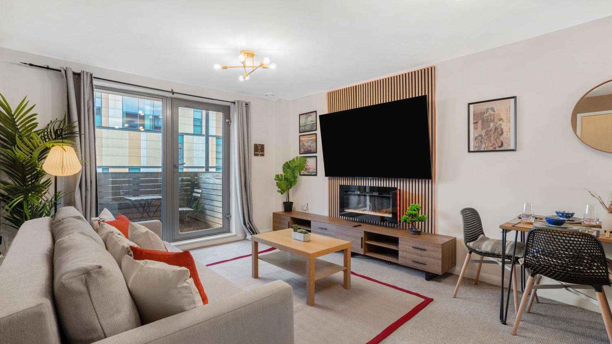 Japanese Suite 2Bed 2Bath, Free Park, Netfix, 75 Inch Tv, Games - City Centre- Maihom Birmingham Eksteriør billede